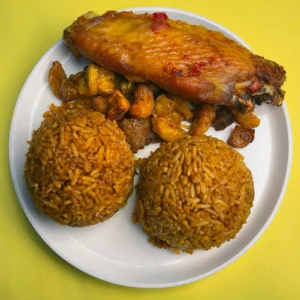 Jollof Rice, Plantain & Turkey